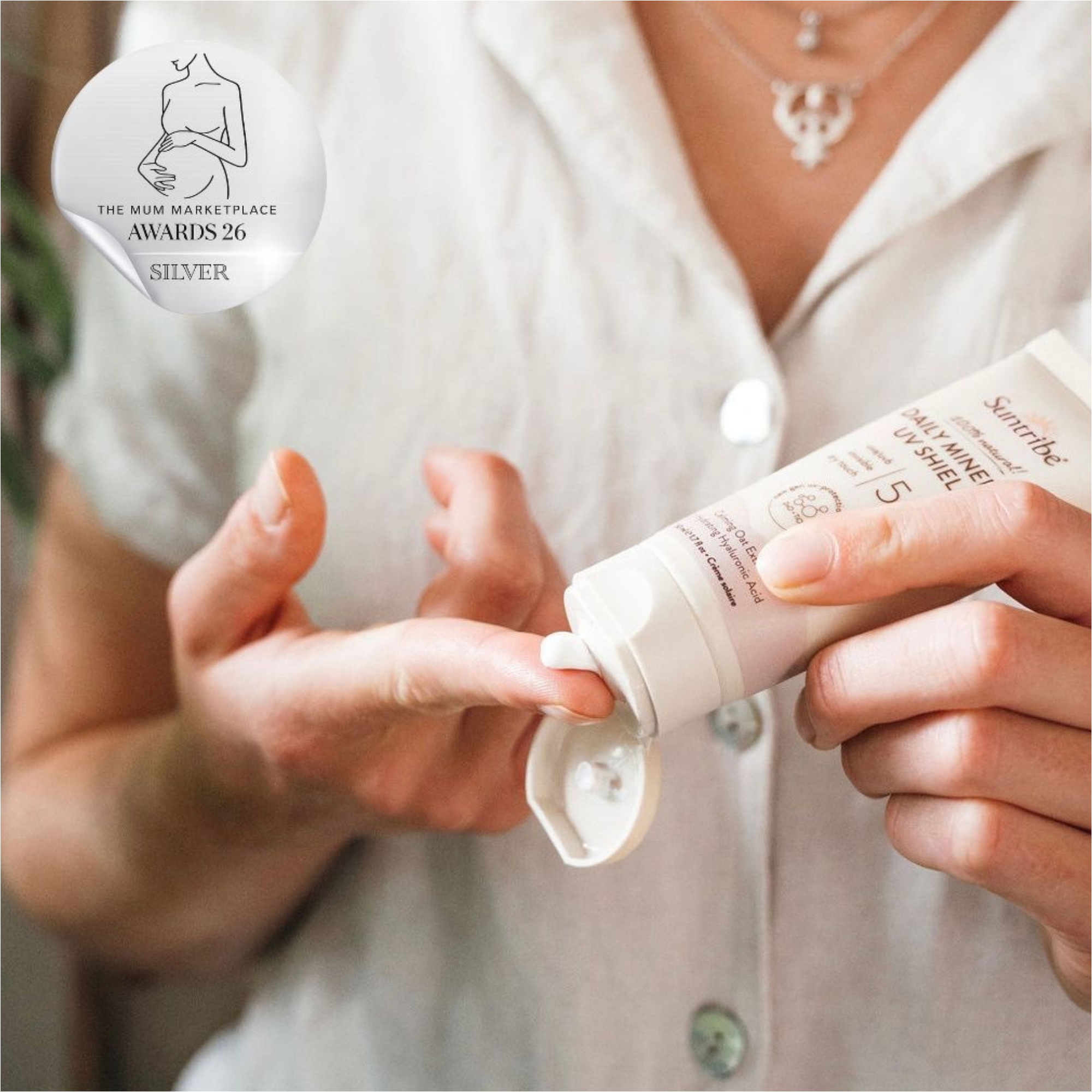 2026 Suntribe Organic Mineral UV Shield SPF 50 STSSUV